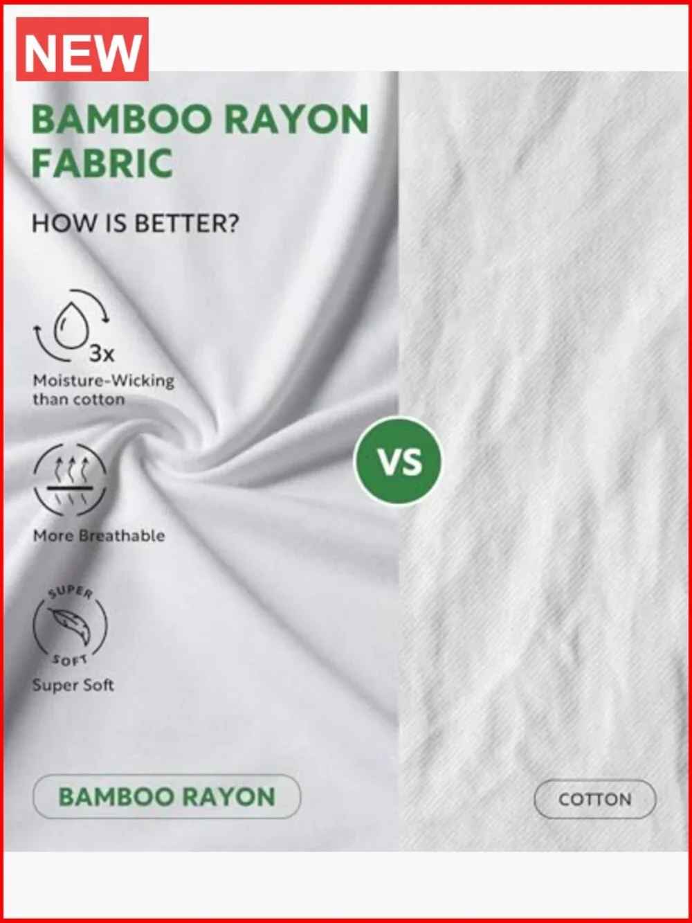 Bamboo Rayon Tank Top Undershirts Moisture-Wicking A-Shirt for Men 3 Pack